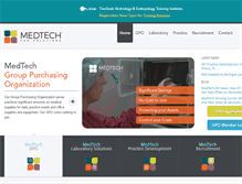 Tablet Screenshot of medtech4solutions.com